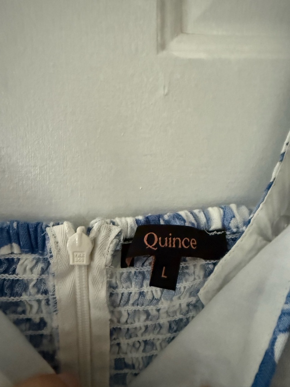 QUINCE 100% European Linen Fit and Flare Midi Dress size Large - Picture 6 of 9